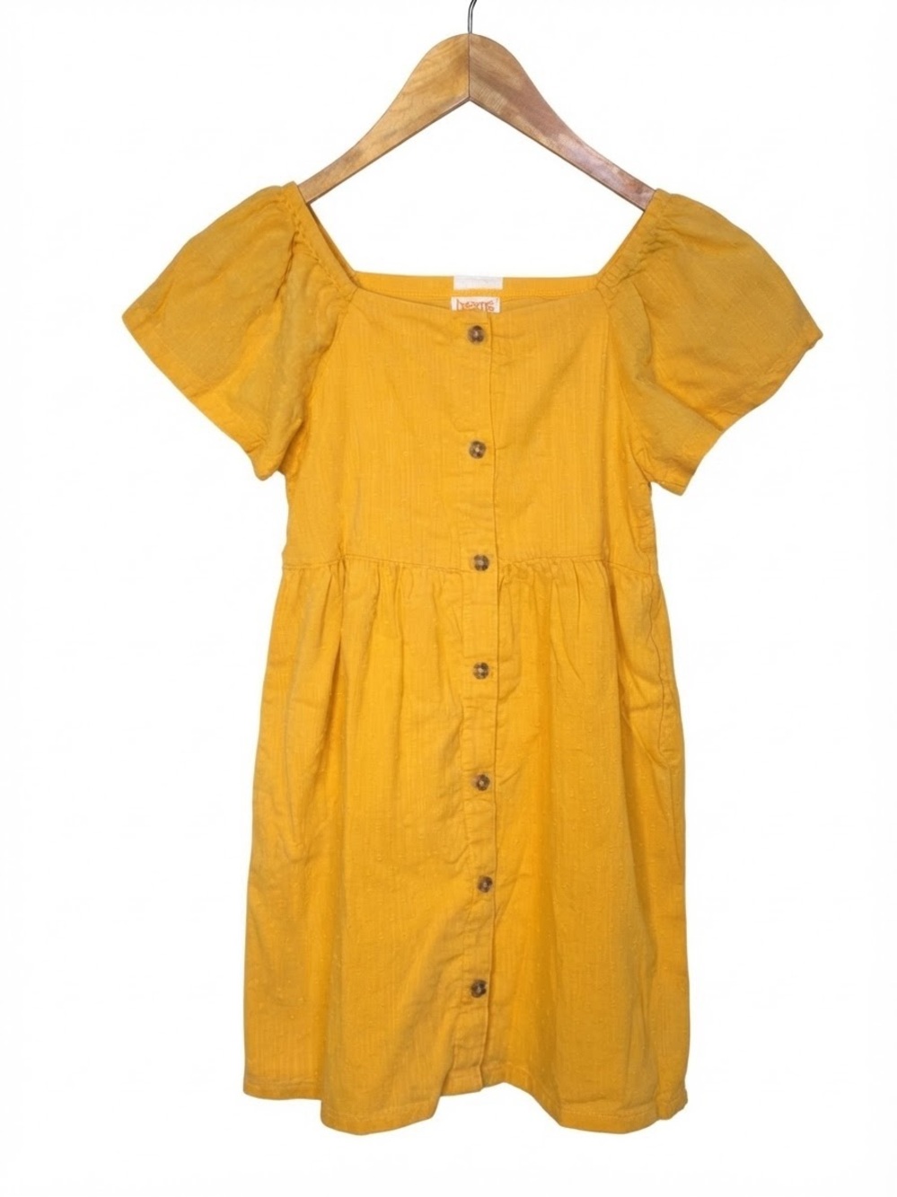 Jumping Beans yellow short sleeve dress Girl’s size 6 | g